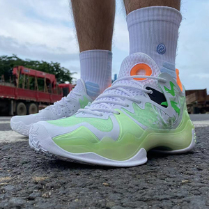 安踏要疯狂潮4代篮球鞋 男鞋夏季透气氮科技实战球鞋外场耐磨战靴