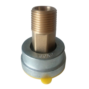 黄铜燃气管表接头配件天然气家用管防盗开关煤气无法偷气表箱接头