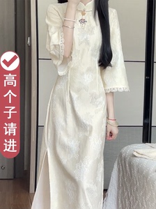 新中式旗袍汉服改良版女装年轻款少女禅意江南古风连衣裙2024新款