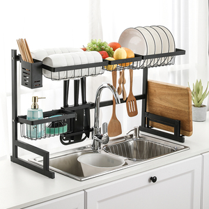 304厨房置物架碗架沥水架放碗筷碗碟盘沥碗柜收纳盒水槽水池上方