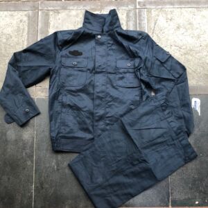 正品新式藏青夏季作训服 夹克式工作服 藏青色套装