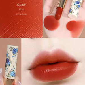 口红 _ 古琦/古驰/gucci2022新春限量蓝碎花520 哑光509 505 25 208