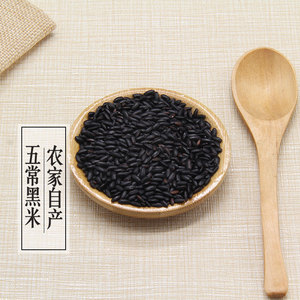 东北黑龙江五常新米自家黑米农家黑大米香米养生杂粮黑米/1KG2斤