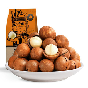 三只松鼠夏威夷果500g袋装网红坚果小吃零食新货奶油味干果仁休闲