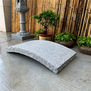 日式庭院石桥石拱桥户外景观庭院装饰石雕小桥流水整石桥老石板桥