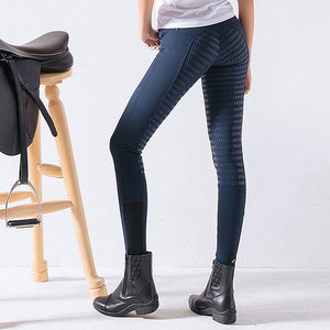 女款全硅胶马术马裤骑士装备成人薄款防滑耐磨弹力透气白色骑马裤