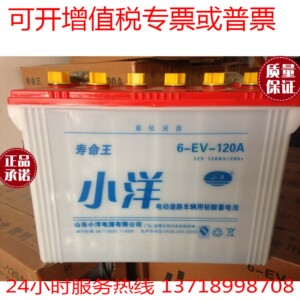 小洋水电瓶6-ev-120a电动三轮车叉车专用超长寿命 质量保证 包邮