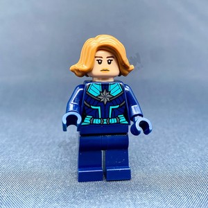 乐高 漫威超级英雄 惊奇队长 双表情 sh605 人仔 sdcc 77902