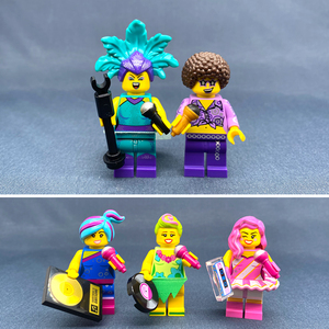 lego 乐高 人仔 草裙舞dj  流行女歌手 露西 主持 舞女 说唱艺人