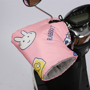 电动自行车冬季棉手套大口电瓶车把套防水防寒保暖护手加厚防风