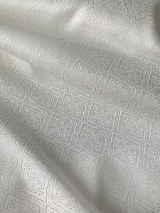 白色暗纹汉服布料 马面裙头衣缘领边面料 长衫袄裙自制diy用料