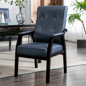 麻将椅子棋牌室专用座椅实木家用办公椅学习人体工学高靠背电脑椅