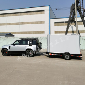 拖挂车越野车小拖车摩托车utv拖挂汽车救援后挂车挖机可上牌拖车