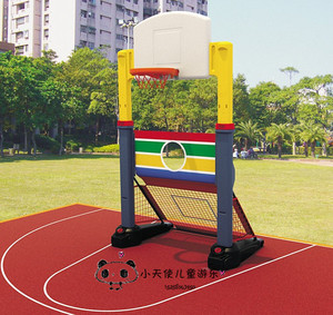 幼儿园可升降篮球架足球门组合儿童投掷粘球靶塑料投篮玩具投掷架