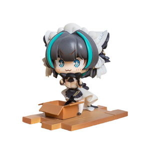 碧蓝航线 juus时间 柴郡手办 q版游戏女仆柴郡猫二次元机箱摆件