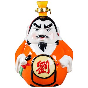 景德镇3斤装刘关张关公张飞刘备陶瓷艺术酒瓶密封空酒瓶酒坛