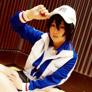 网球王子衣服 越前龙马cosplay运动服t恤青学队服校服装动漫外套