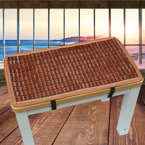 麻将凉席长椅子垫长凳坐垫夏季实木板凳垫竹席长沙发垫定做长方垫