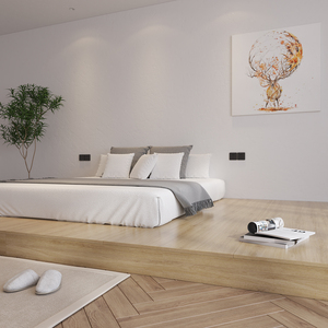 定制卧室地台榻榻米床落地矮床箱体阳台客厅床架通铺无床头地板床