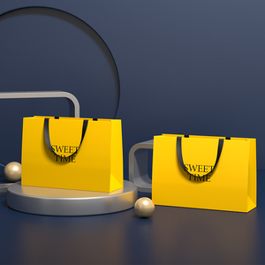 ins风手提袋定制加厚高级感纸袋定做礼物男女服装店礼品袋子包装