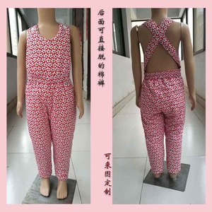 宝宝手工棉花可脱棉裤儿童不开档可脱簸箕棉裤婴幼儿加厚棉衣