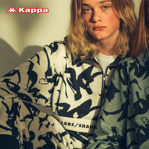 kappa卡帕 仓石一树跨界联名款情侣男女套头卫衣外套|k0