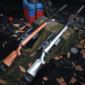 钢将m24狙击枪手动拉栓水弹枪下供弹魔改98k狙击步枪可发射玩具抢