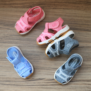 托米福儿童鞋夏季帆布防臭布凉鞋1-5岁婴童软底鞋男女宝宝学步鞋
