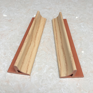 林盛木塑生态木阴角线33*21mm金橡木覆膜直角收边条收口线封边条