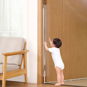 儿童门缝防夹手保护条婴儿防挤手幼儿园门挡可裁剪无痕粘贴防护条