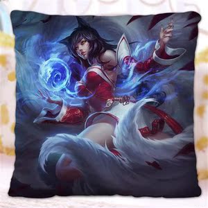 000人付款淘宝[原创]英雄联盟lol九尾妖狐阿狸动漫等身2wt抱枕套tb