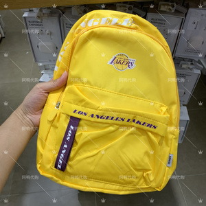 名创优品miniso nba系列洛杉矶湖人队mini款双肩包 休闲背包书包