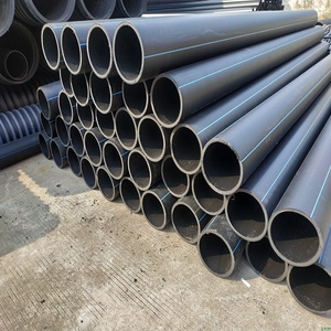 pe管给水直管地埋灌溉管黑色耐腐蚀下水管米三分饮用水管热熔管子