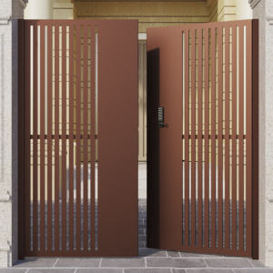 铁艺大门户外院子门花园栅栏门别墅入户庭院门双开铁大门定制尺寸