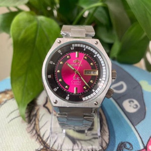 库存经典双狮空霸日本双狮全自动机械表男士腕表大表盘防水中老年