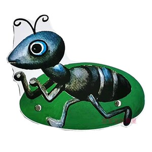 幼儿园昆虫头饰教学用品舞台道具蚂蚁蜗牛瓢虫蜻蜓游戏面具1人付款0