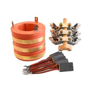 0015人付款淘宝导电滑环过孔非不锈钢集电环6 8路直流交 电机电刷环