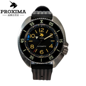 proxima 独角兽鲍鱼壳男士全自动机械手表潜水一体壳复古美国