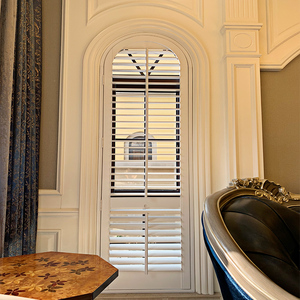 欧式实木百叶窗