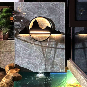 狮子头吐水墙壁挂庭院户外园林流水景观墙鱼池出水口装饰3人付款599