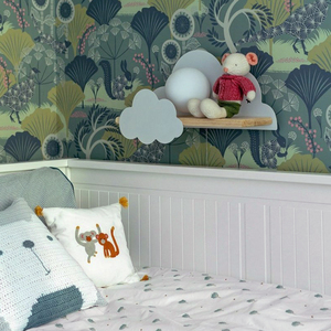抽象自然背景墙纸野生动物北欧风壁纸客厅沙发卧室全屋壁布民宿