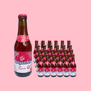 福佳白hoegaarden玫瑰比利时福佳玫瑰柠檬啤酒250ml*24瓶