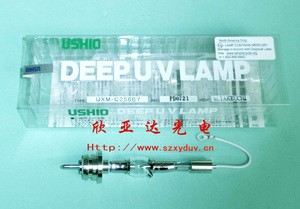 日本原装正品优秀ushio牛尾SP-7/SP-9固化机用UV灯泡UXM-Q256BY