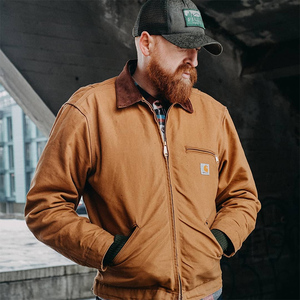 carhartt 103828卡哈特美式底特律翻领工装夹克星际穿越j001升级
