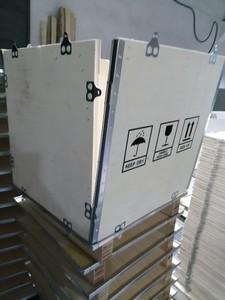 免熏蒸钢带物流快递打包定制出口木箱长方形箱子大号包装木箱