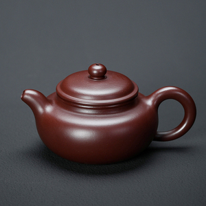 金双宜兴紫砂壶半手工紫砂茶壶新款仿古壶紫朱泥小品壶150毫升