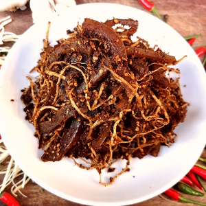 牛皮菜根麻辣云南佤味牛皮网红牛皮和菜根佤味可选微辣辣500g