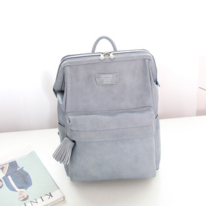 monopoly双肩包 韩国女学生流苏电脑小背