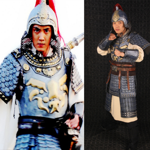 金霓 罗成将军cosplay古装盔甲影视服装三国将军中国武士铠甲可穿