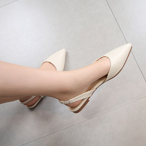 大码平底凉鞋女气质